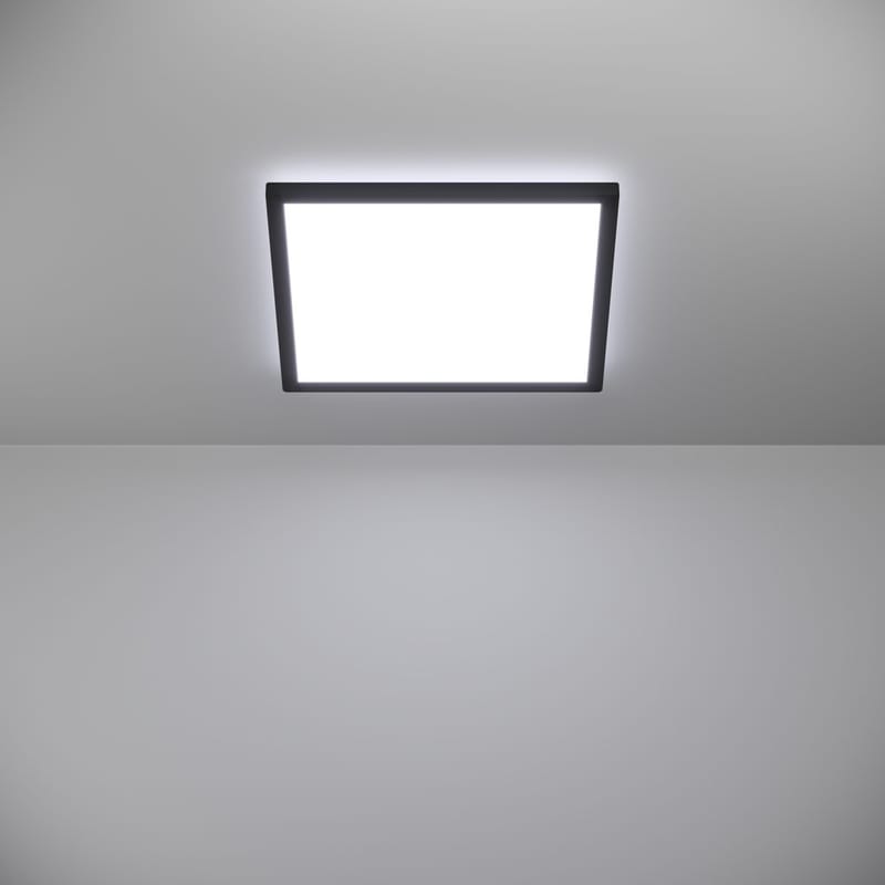 Taklampe Rovito - Sort, 390x390 mm - Belysning - Innendørsbelysning & Lamper - Soveromslampe - Taklampa sovrum