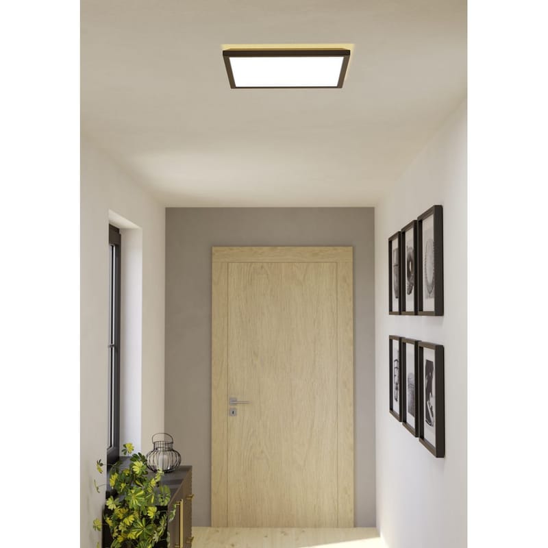 Taklampe Rovito - Sort, 390x390 mm - Belysning - Innendørsbelysning & Lamper - Soveromslampe - Taklampa sovrum