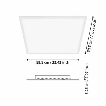 Taklampe Salobrena - 59,5 cm - Belysning - Innendørsbelysning & Lamper - Soveromslampe - Taklampa sovrum