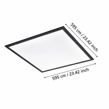 Taklampe Salobrena - 595x595 mm - Belysning - Innendørsbelysning & Lamper - Soveromslampe - Taklampa sovrum