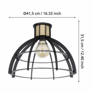 Taklampe Stillington - Svart/Finer - Belysning - Innendørsbelysning & Lamper - Soveromslampe - Taklampa sovrum
