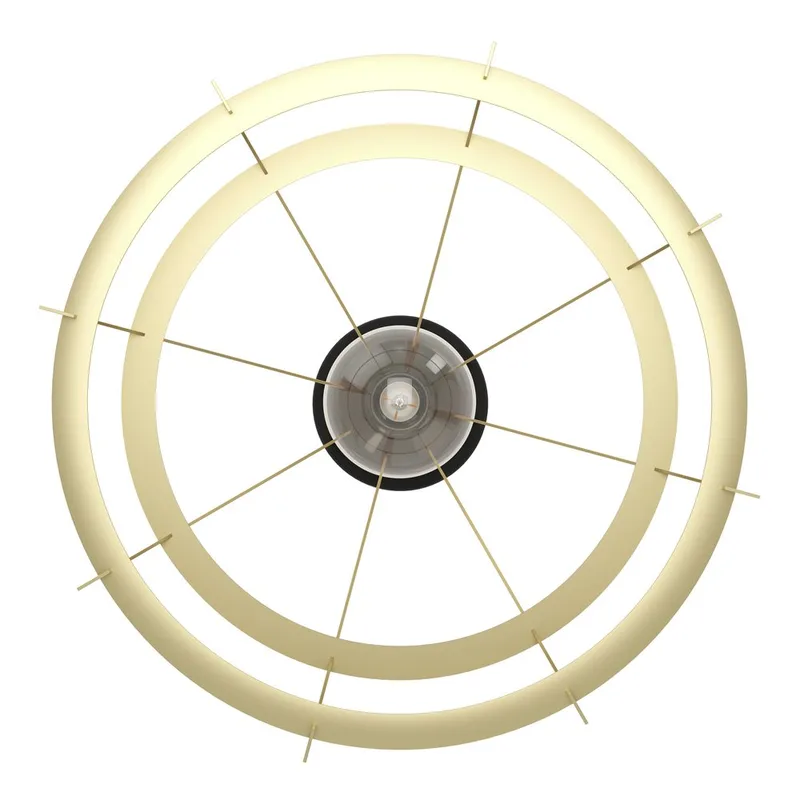 Taklampe Stillington - Svart/Gull - Belysning - Innendørsbelysning & Lamper - Soveromslampe - Taklampa sovrum