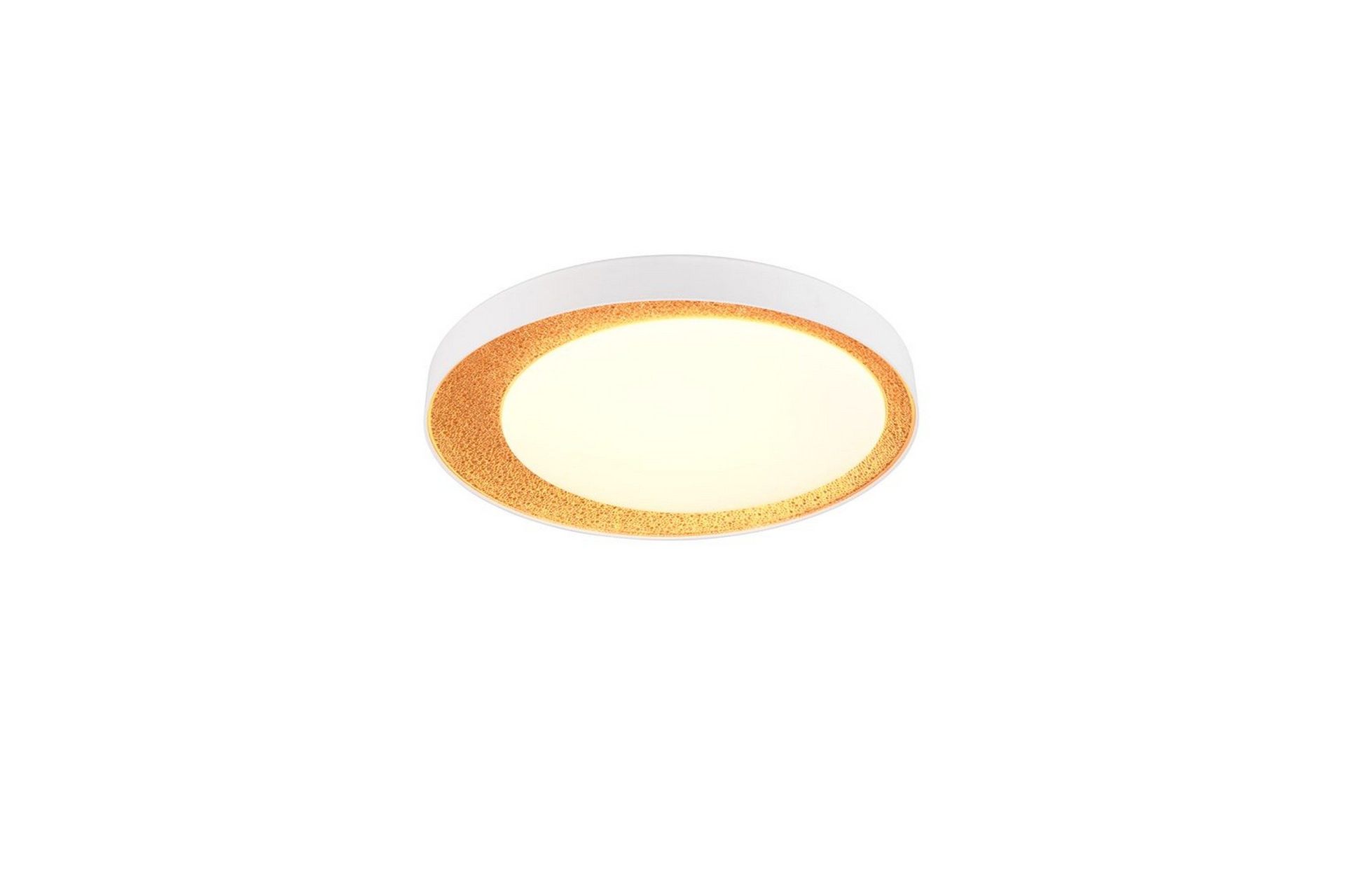 Taklampe TRIO Aleta Gull/hvit - Gull/hvit