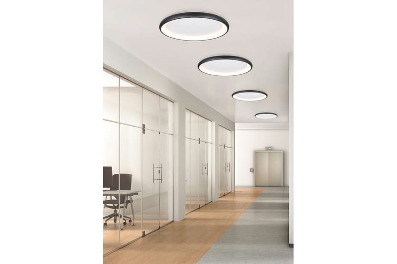 Taklampe TRIO Cardona 75 cm, Matt svart - 75 cm, Matt svart - Belysning - Innendørsbelysning & Lamper - Soveromslampe - Taklampa sovrum