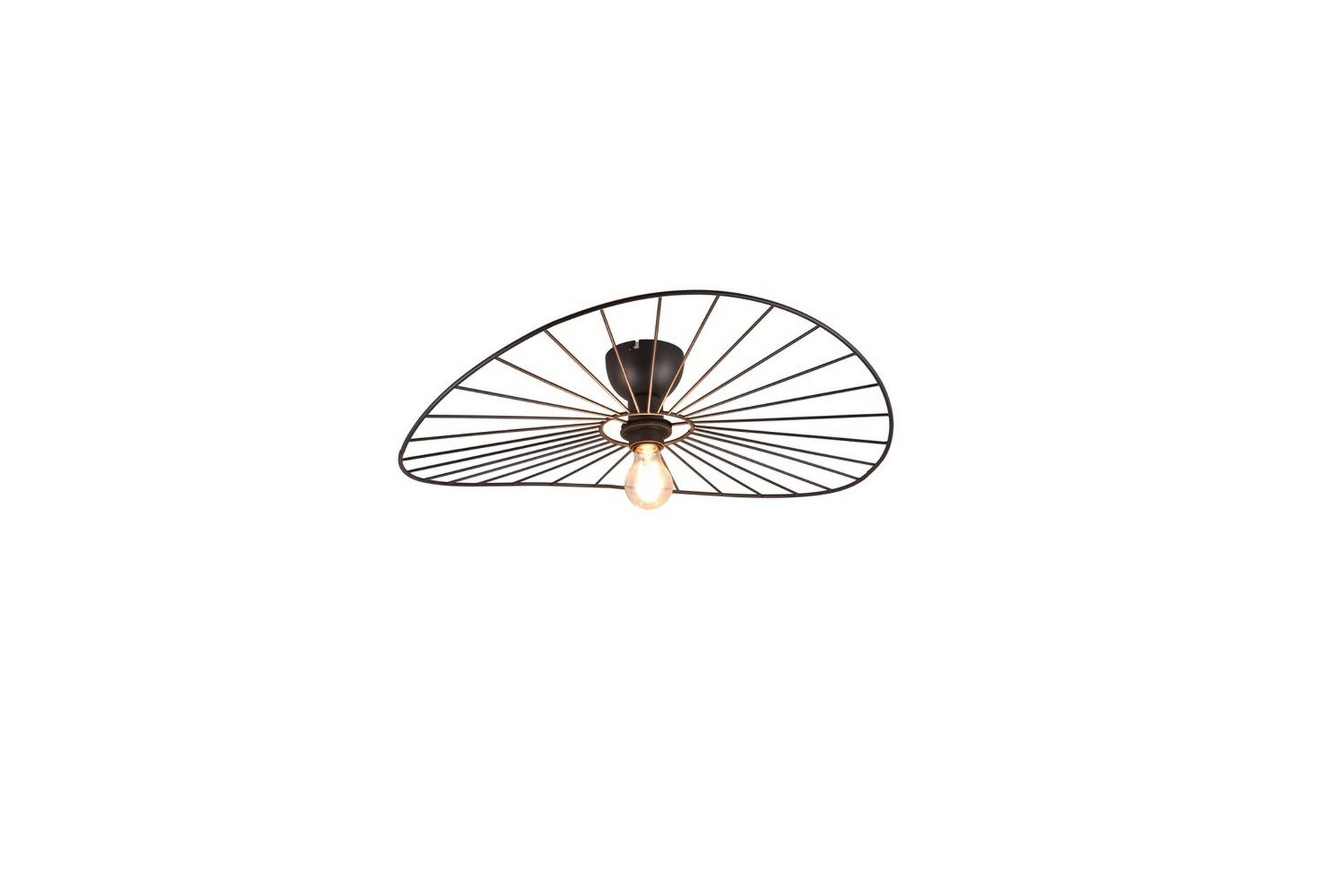 Taklampe TRIO Chapeau Matt svart - Matt svart