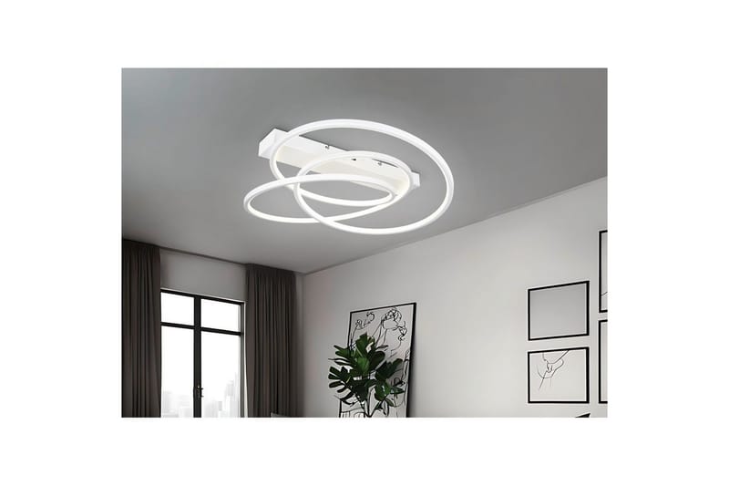 Taklampe TRIO Darvin Matt hvit - Matt hvit - Belysning - Innendørsbelysning & Lamper - Soveromslampe - Taklampa sovrum