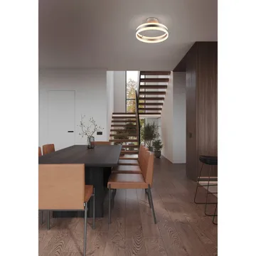 Taklampe TRIO Dios - Børstet stål - Belysning - Innendørsbelysning & Lamper - Soveromslampe - Taklampa sovrum
