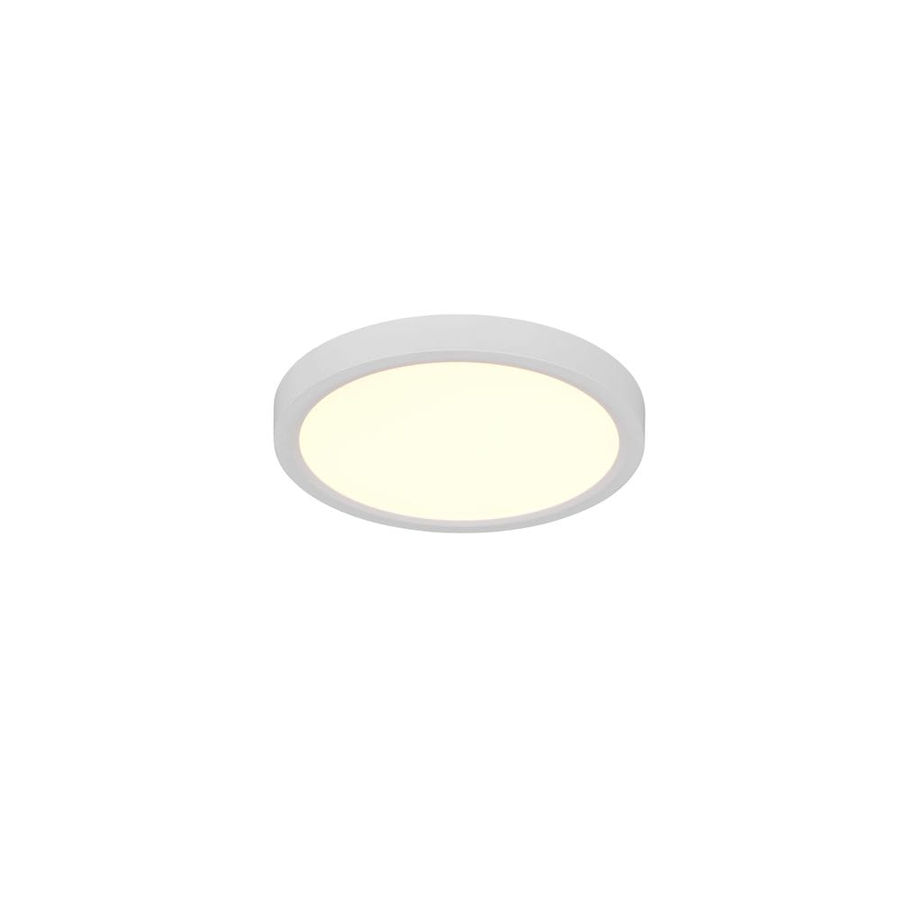 Taklampe TRIO Draco - 23 cm, matthvit