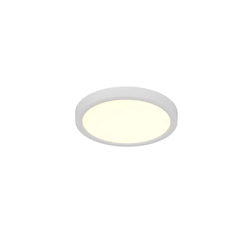 Taklampe TRIO Draco, 23 cm, matthvit