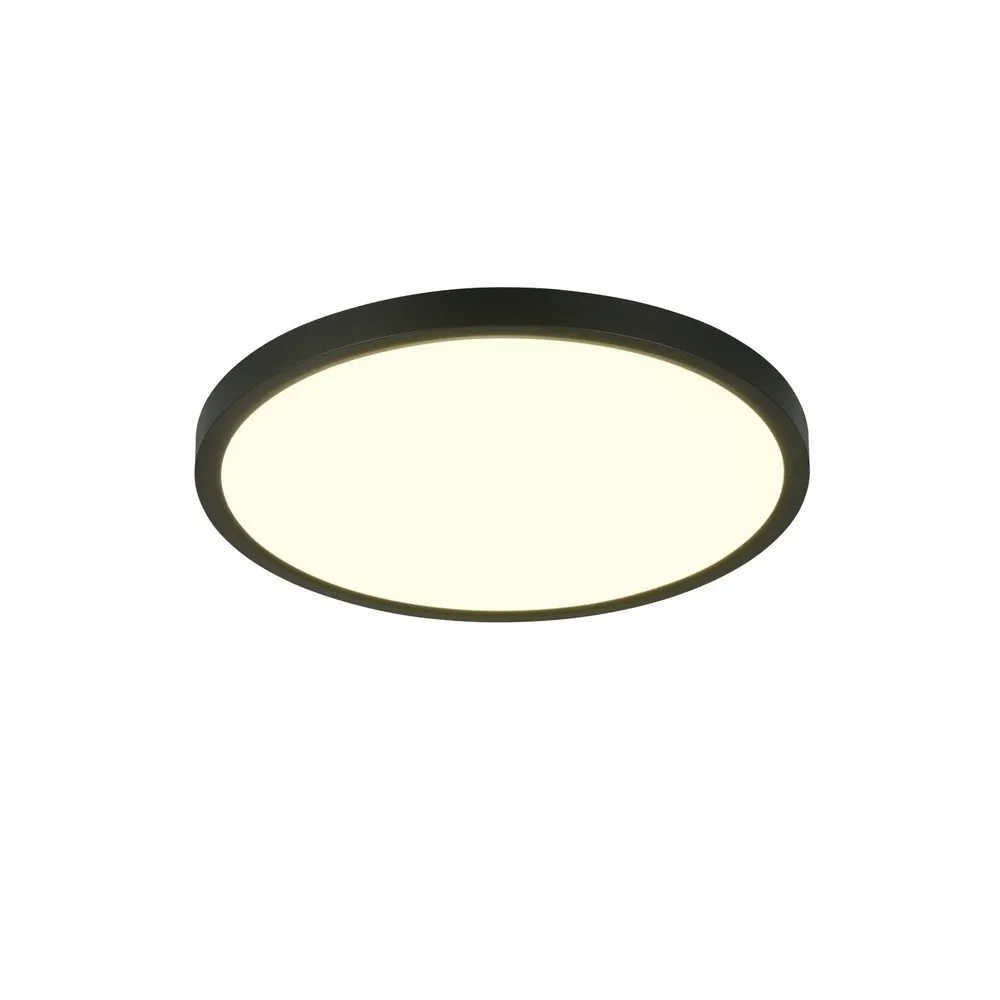 Taklampe TRIO Draco - 40 cm, Matt svart