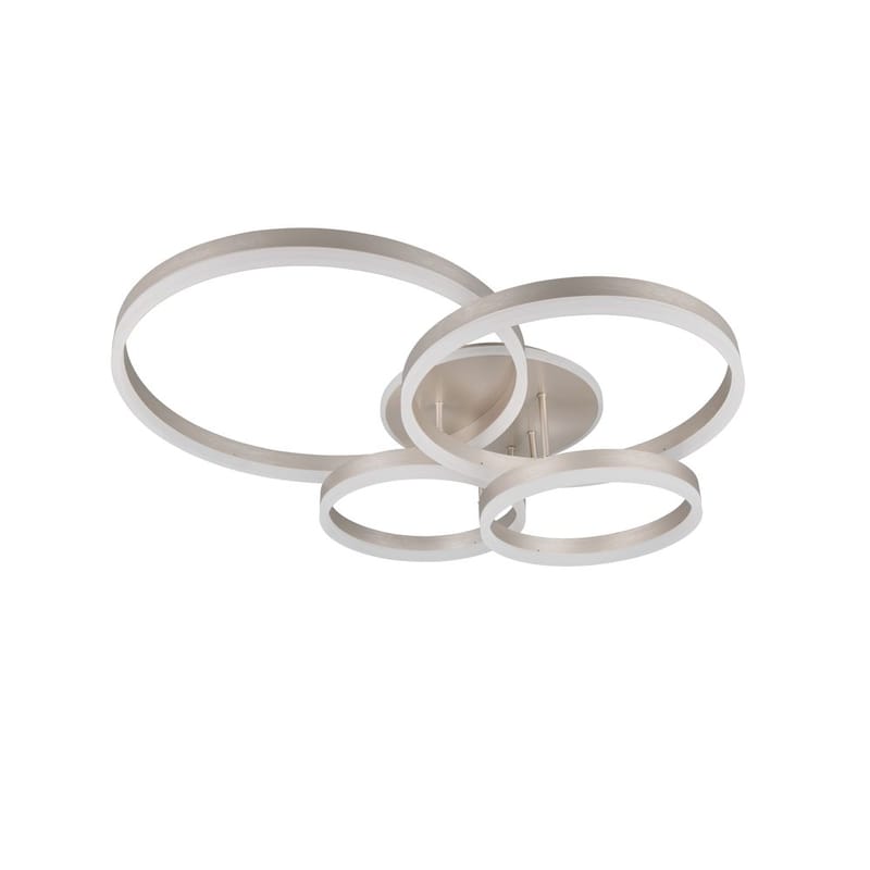 Taklampe TRIO Drake - Børstet stål - Belysning - Innendørsbelysning & Lamper - Soveromslampe - Taklampa sovrum