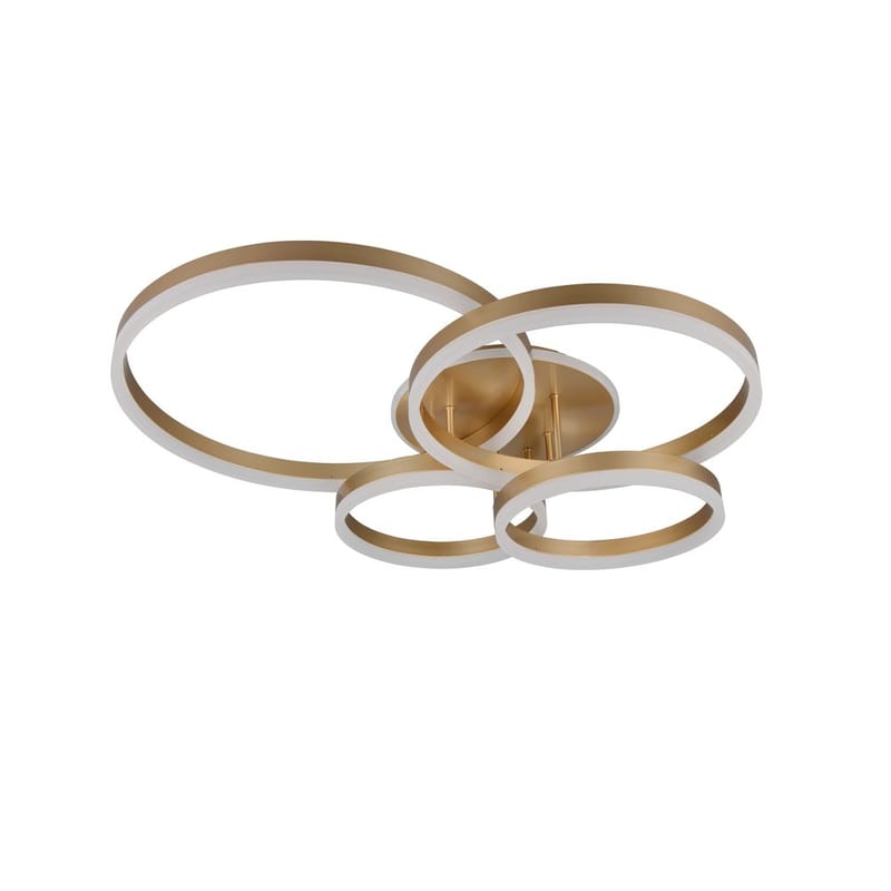 Taklampe TRIO Drake - Gull - Belysning - Innendørsbelysning & Lamper - Soveromslampe - Taklampa sovrum