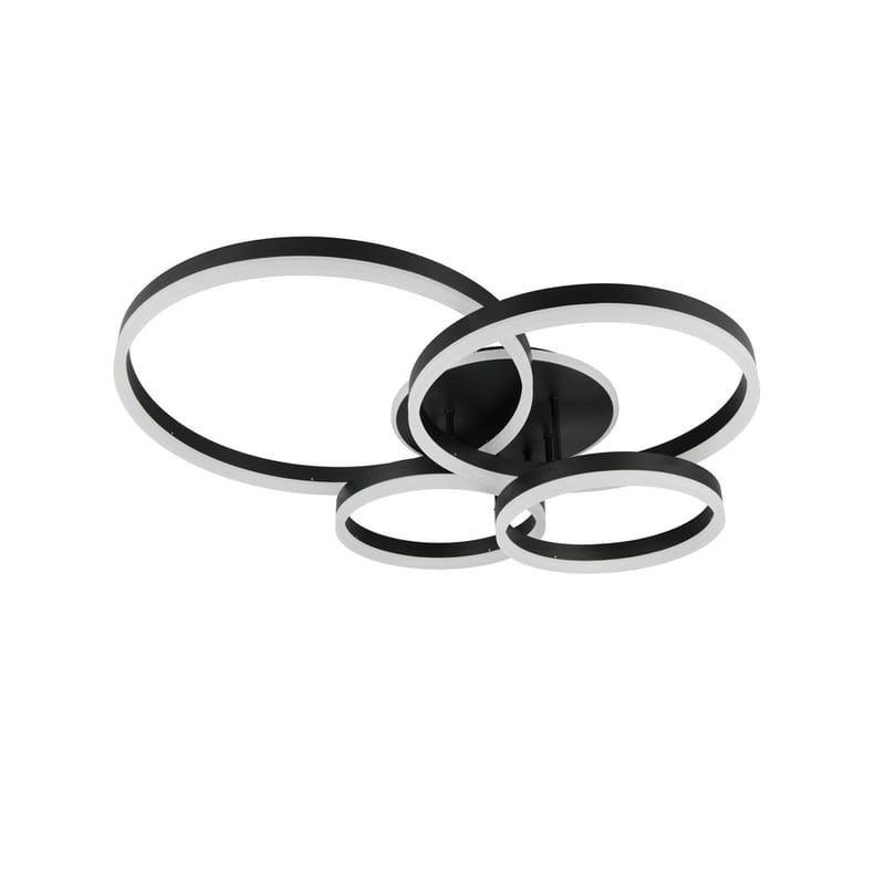 Taklampe TRIO Drake - Matt svart - Belysning - Innendørsbelysning & Lamper - Soveromslampe - Taklampa sovrum