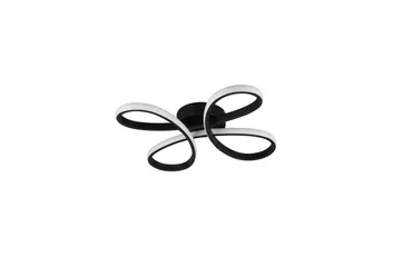 Taklampe TRIO Fly 40 cm, Matt svart - 40 cm, Matt svart - Belysning - Innendørsbelysning & Lamper - Soveromslampe - Taklampa sovrum