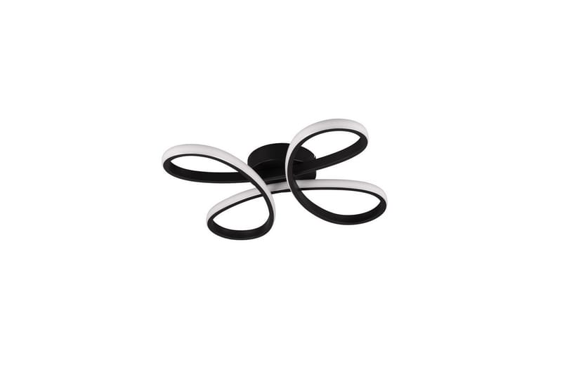 Taklampe TRIO Fly 40 cm, Matt svart - 40 cm, Matt svart - Belysning - Innendørsbelysning & Lamper - Soveromslampe - Taklampa sovrum
