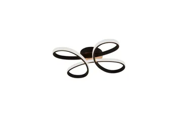 Taklampe TRIO Fly 40 cm, Matt svart - 40 cm, Matt svart - Belysning - Innendørsbelysning & Lamper - Soveromslampe - Taklampa sovrum