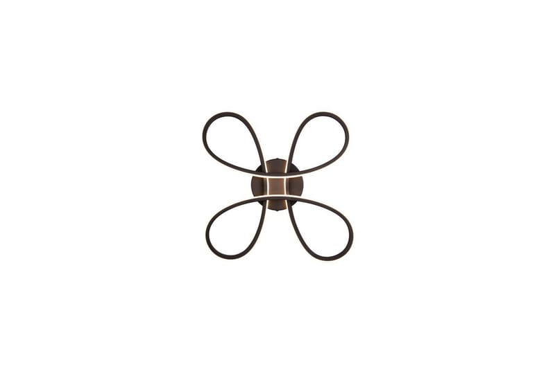 Taklampe TRIO Fly 40 cm, Matt svart - 40 cm, Matt svart - Belysning - Innendørsbelysning & Lamper - Soveromslampe - Taklampa sovrum