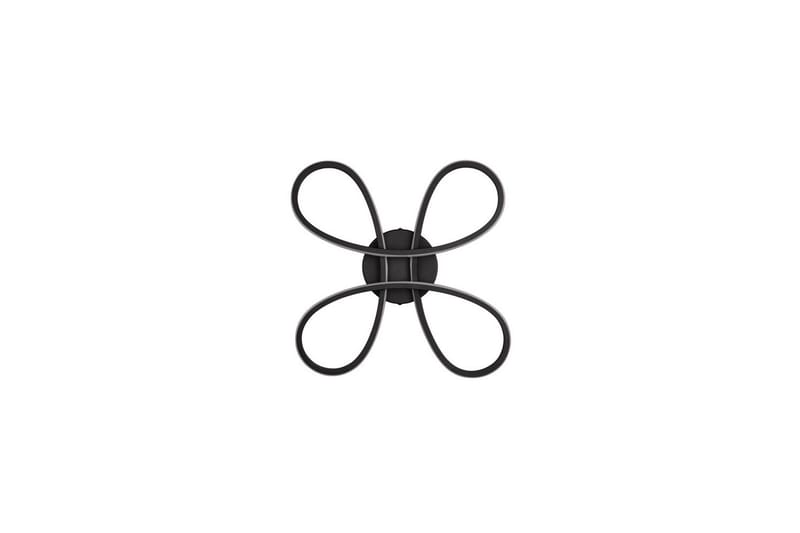 Taklampe TRIO Fly 40 cm, Matt svart - 40 cm, Matt svart - Belysning - Innendørsbelysning & Lamper - Soveromslampe - Taklampa sovrum