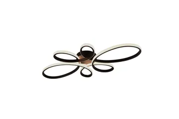 Taklampe TRIO Fly 83 cm, Matt svart - 83 cm, Matt svart - Belysning - Innendørsbelysning & Lamper - Soveromslampe - Taklampa sovrum