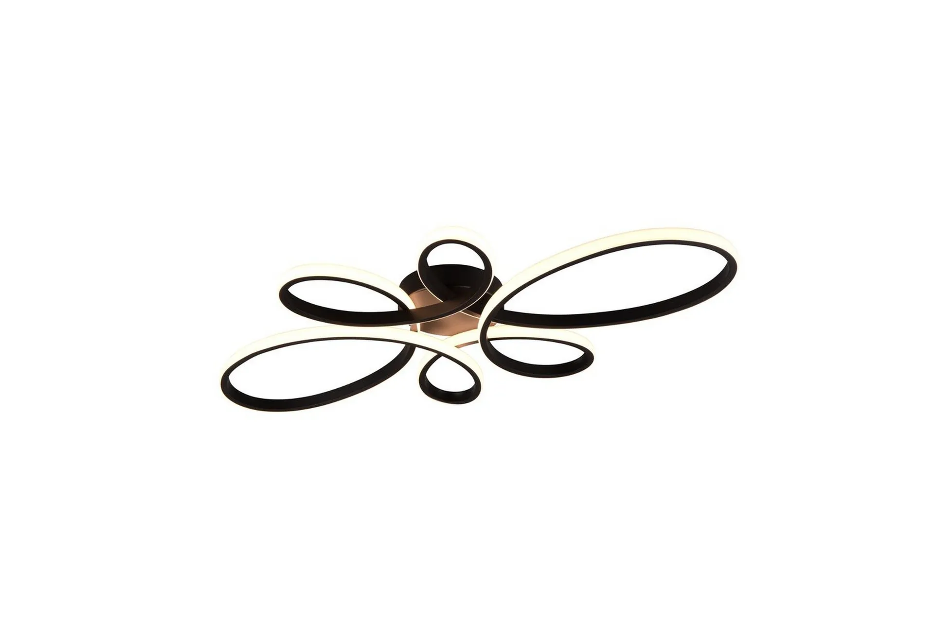Taklampe TRIO Fly 83 cm, Matt svart - 83 cm, Matt svart