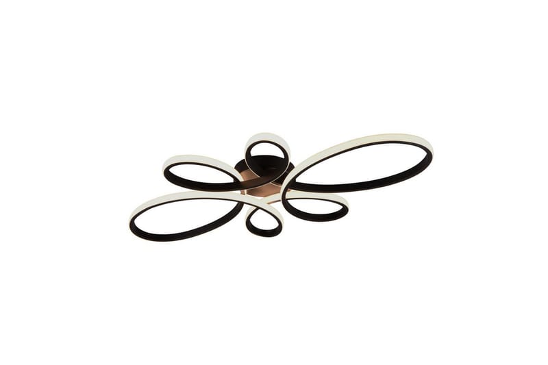 Taklampe TRIO Fly 83 cm, Matt svart - 83 cm, Matt svart - Belysning - Innendørsbelysning & Lamper - Soveromslampe - Taklampa sovrum