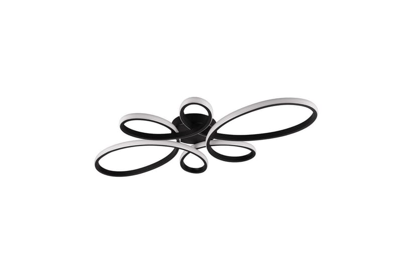 Taklampe TRIO Fly 83 cm, Matt svart - 83 cm, Matt svart - Belysning - Innendørsbelysning & Lamper - Soveromslampe - Taklampa sovrum