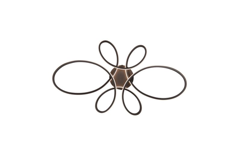 Taklampe TRIO Fly 83 cm, Matt svart - 83 cm, Matt svart - Belysning - Innendørsbelysning & Lamper - Soveromslampe - Taklampa sovrum