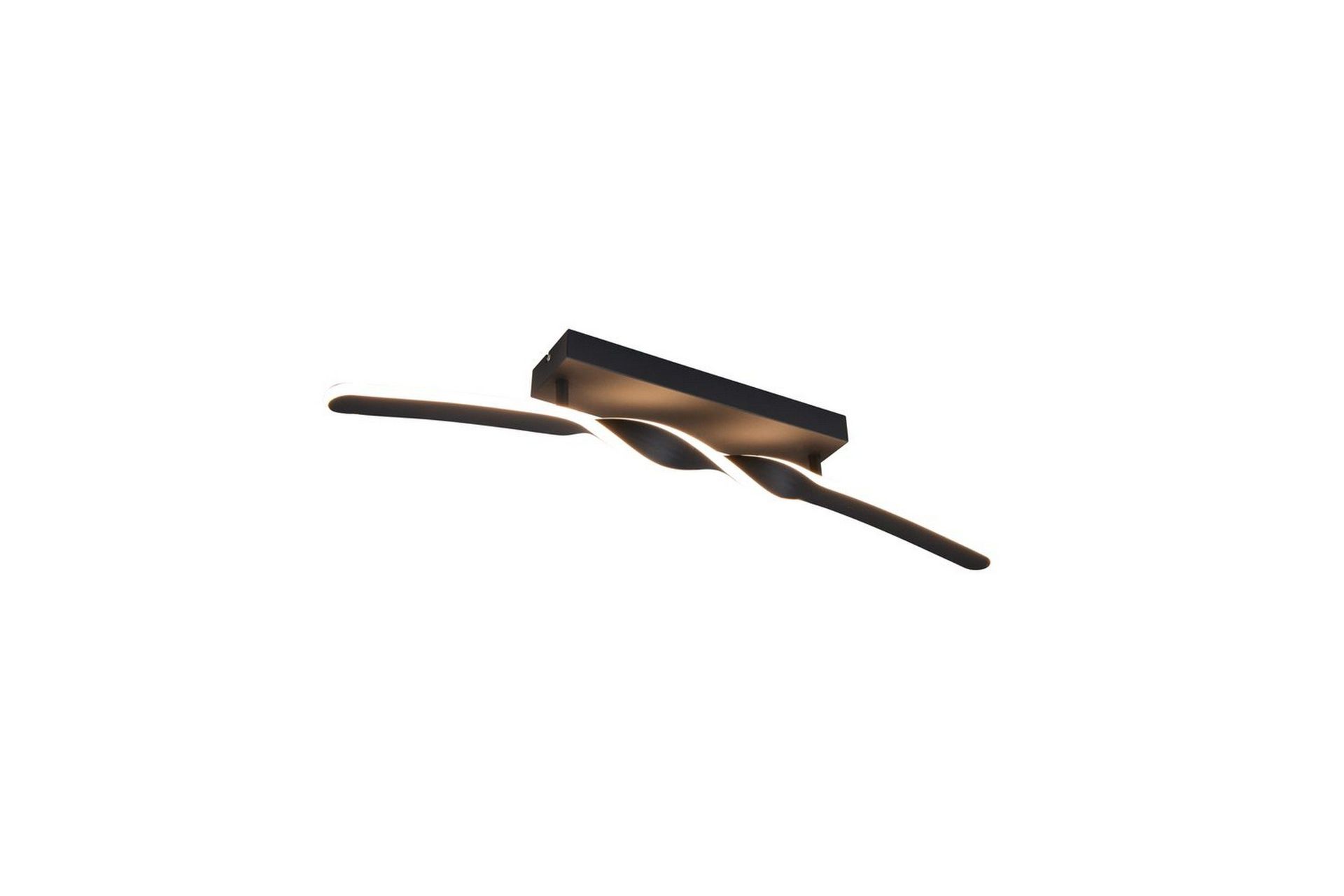 Taklampe TRIO Ginko Matt svart - Matt svart