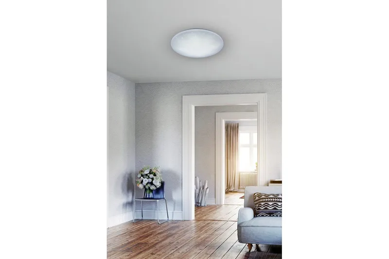 Taklampe TRIO Lukida Hvit starlight - Hvit starlight - Belysning - Innendørsbelysning & Lamper - Soveromslampe - Taklampa sovrum