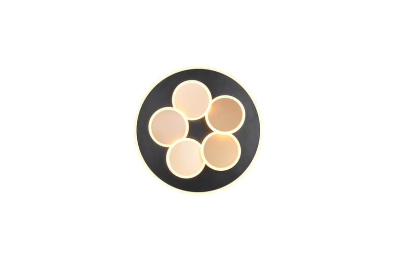 Taklampe TRIO Mandala Matt svart/gull - Matt svart/gull - Belysning - Innendørsbelysning & Lamper - Soveromslampe - Taklampa sovrum