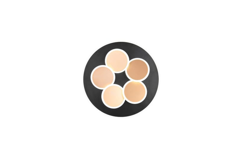 Taklampe TRIO Mandala Matt svart/gull - Matt svart/gull - Belysning - Innendørsbelysning & Lamper - Soveromslampe - Taklampa sovrum