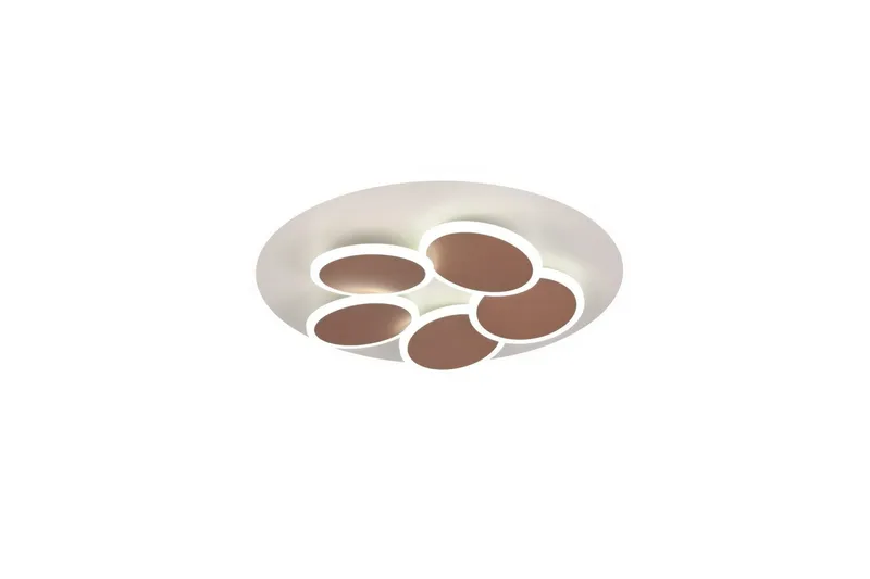 Taklampe TRIO Mandala Varm grå/kaffebrun - Varm grå/kaffebrun - Belysning - Innendørsbelysning & Lamper - Soveromslampe - Taklampa sovrum