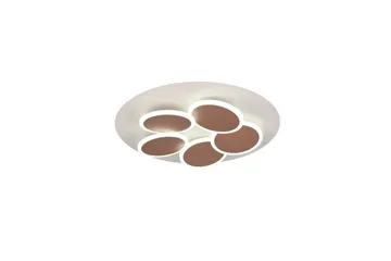 Taklampe TRIO Mandala Varm grå/kaffebrun - Varm grå/kaffebrun - Belysning - Innendørsbelysning & Lamper - Soveromslampe - Taklampa sovrum