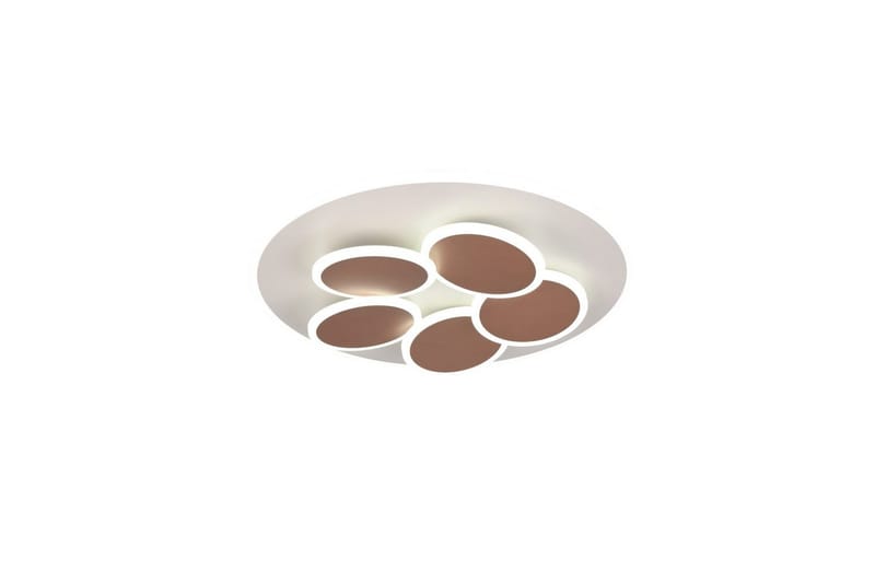 Taklampe TRIO Mandala Varm grå/kaffebrun - Varm grå/kaffebrun - Belysning - Innendørsbelysning & Lamper - Soveromslampe - Taklampa sovrum