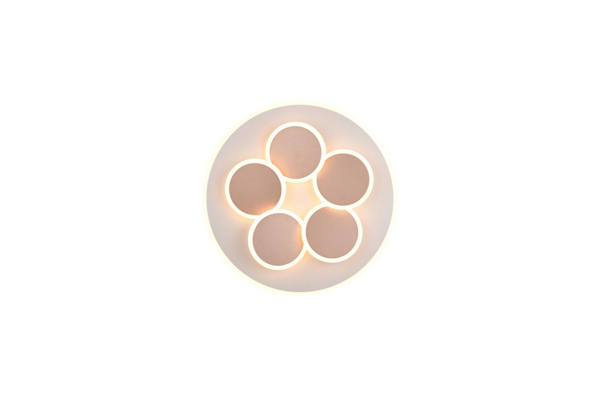 Taklampe TRIO Mandala Varm grå/kaffebrun - Varm grå/kaffebrun - Belysning - Innendørsbelysning & Lamper - Soveromslampe - Taklampa sovrum