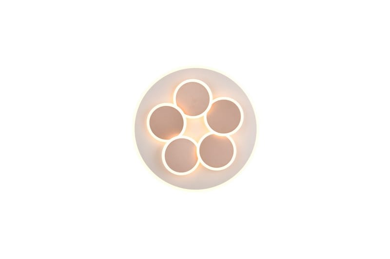 Taklampe TRIO Mandala Varm grå/kaffebrun - Varm grå/kaffebrun - Belysning - Innendørsbelysning & Lamper - Soveromslampe - Taklampa sovrum