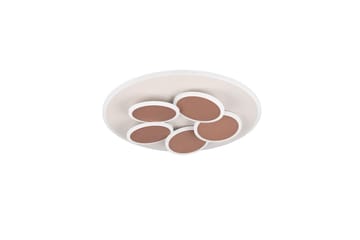 Taklampe TRIO Mandala Varm grå/kaffebrun - Varm grå/kaffebrun - Belysning - Innendørsbelysning & Lamper - Soveromslampe - Taklampa sovrum