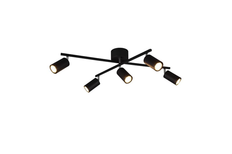 Taklampe TRIO Marlina Matt svart, Matt svart