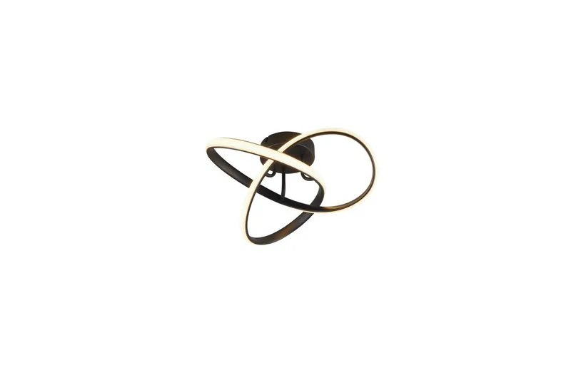 Taklampe TRIO Meo Matt svart, Matt svart