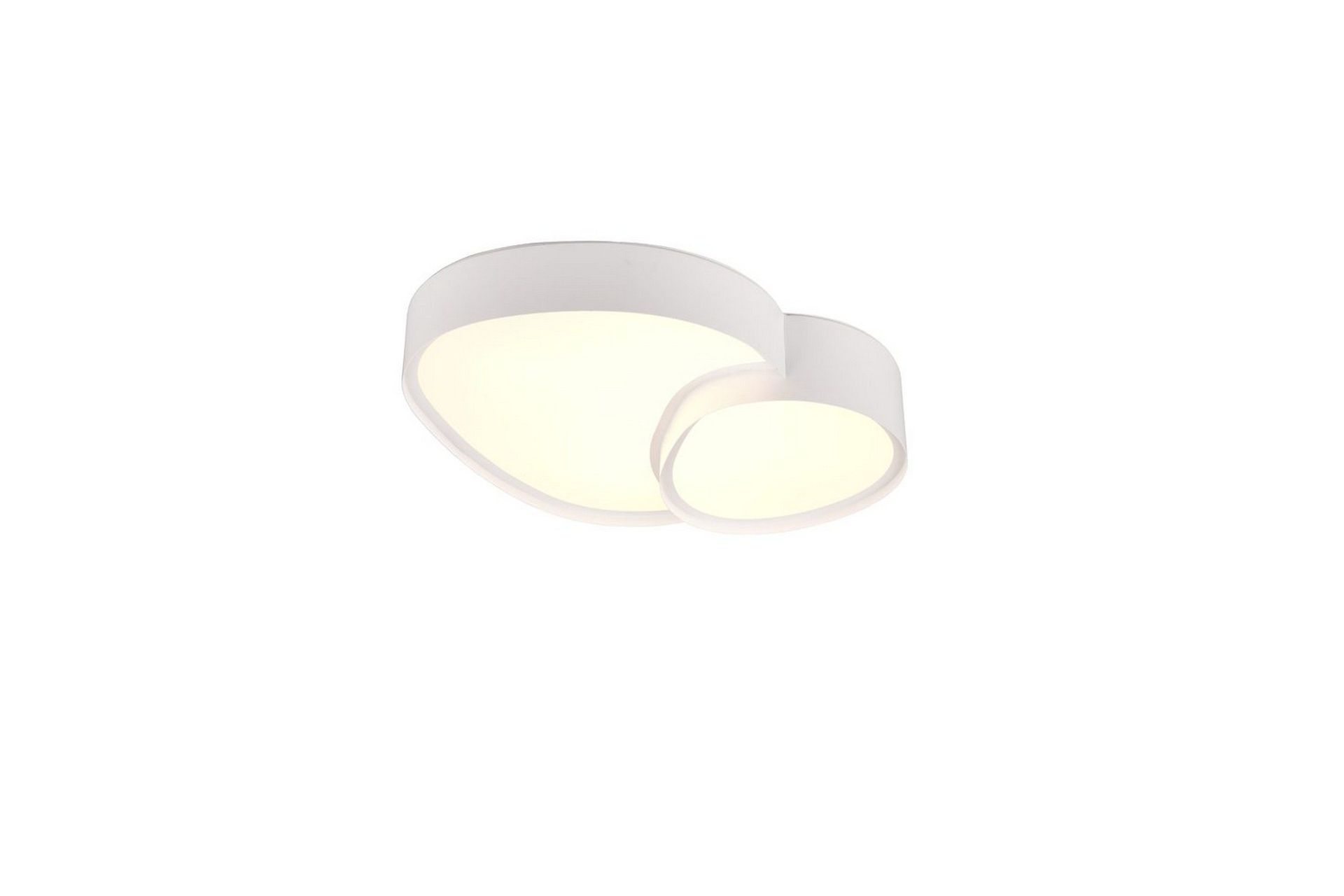 Taklampe TRIO Rise 43 cm, Matt hvit - 43 cm, Matt hvit