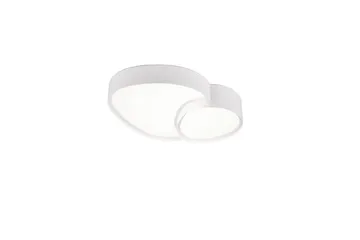 Taklampe TRIO Rise 43 cm, Matt hvit - 43 cm, Matt hvit - Belysning - Innendørsbelysning & Lamper - Soveromslampe - Taklampa sovrum