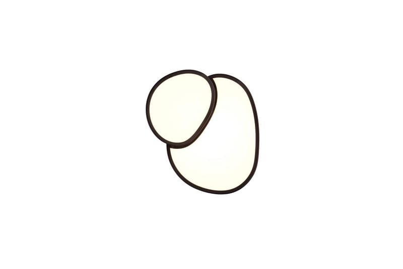 Taklampe TRIO Rise 43 cm, Matt svart - 43 cm, Matt svart - Belysning - Innendørsbelysning & Lamper - Soveromslampe - Taklampa sovrum