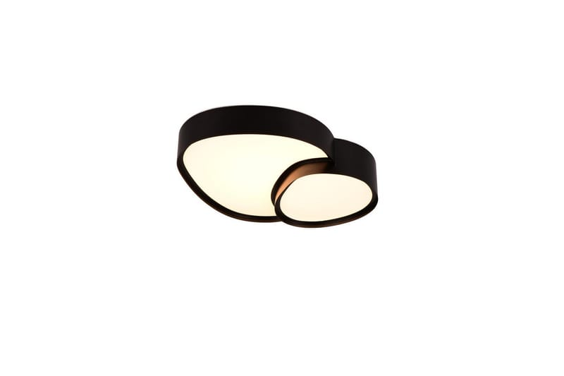 Taklampe TRIO Rise 43 cm, Matt svart - 43 cm, Matt svart - Belysning - Innendørsbelysning & Lamper - Soveromslampe - Taklampa sovrum