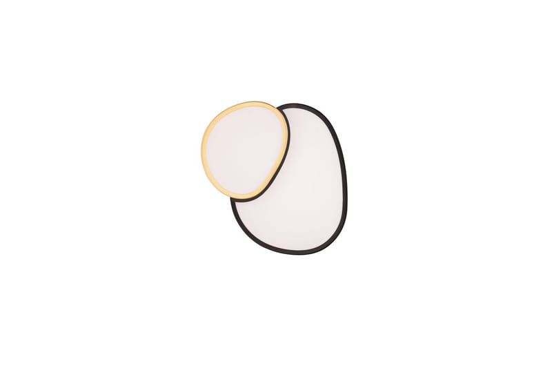 Taklampe TRIO Rise 43 cm, Svart/gull - 43 cm, Svart/gull - Belysning - Innendørsbelysning & Lamper - Soveromslampe - Taklampa sovrum