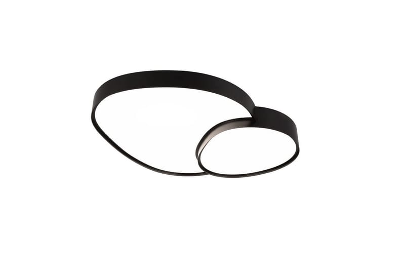 Taklampe TRIO Rise 77 cm, Matt svart - 77 cm, Matt svart - Belysning - Innendørsbelysning & Lamper - Soveromslampe - Taklampa sovrum
