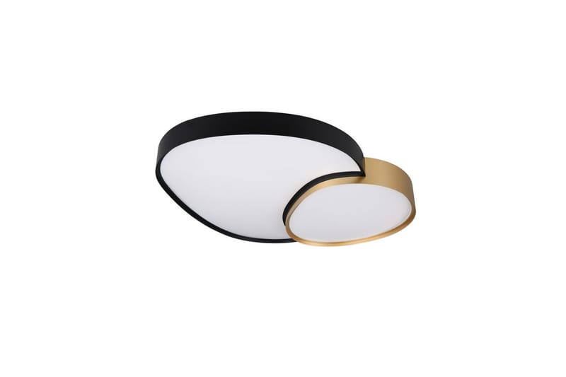 Taklampe TRIO Rise 77 cm, Svart/gull - 77 cm, Svart/gull - Belysning - Innendørsbelysning & Lamper - Soveromslampe - Taklampa sovrum