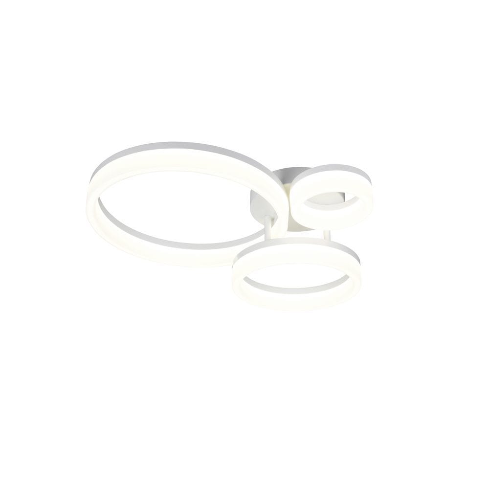 Taklampe TRIO Scope - 3 lamper, Matt hvit