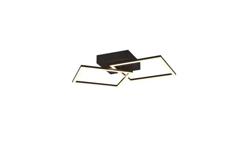 Taklampe TRIO Trail 2-del, Matt svart - 2-del, Matt svart - Belysning - Innendørsbelysning & Lamper - Soveromslampe - Taklampa sovrum