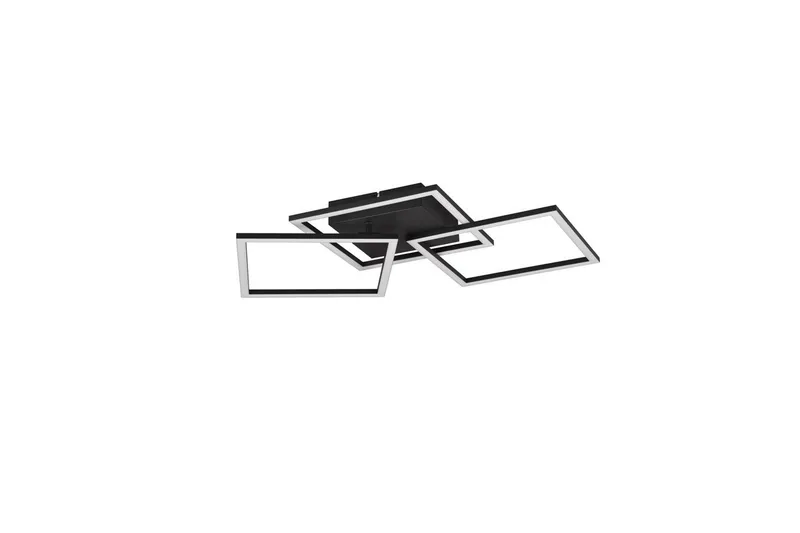 Taklampe TRIO Trail 3-delt, Matt svart - 3-delt, Matt svart - Belysning - Innendørsbelysning & Lamper - Soveromslampe - Taklampa sovrum