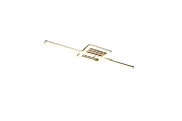 Taklampe TRIO Viale Børstet stål - Børstet stål - Belysning - Innendørsbelysning & Lamper - Soveromslampe - Taklampa sovrum
